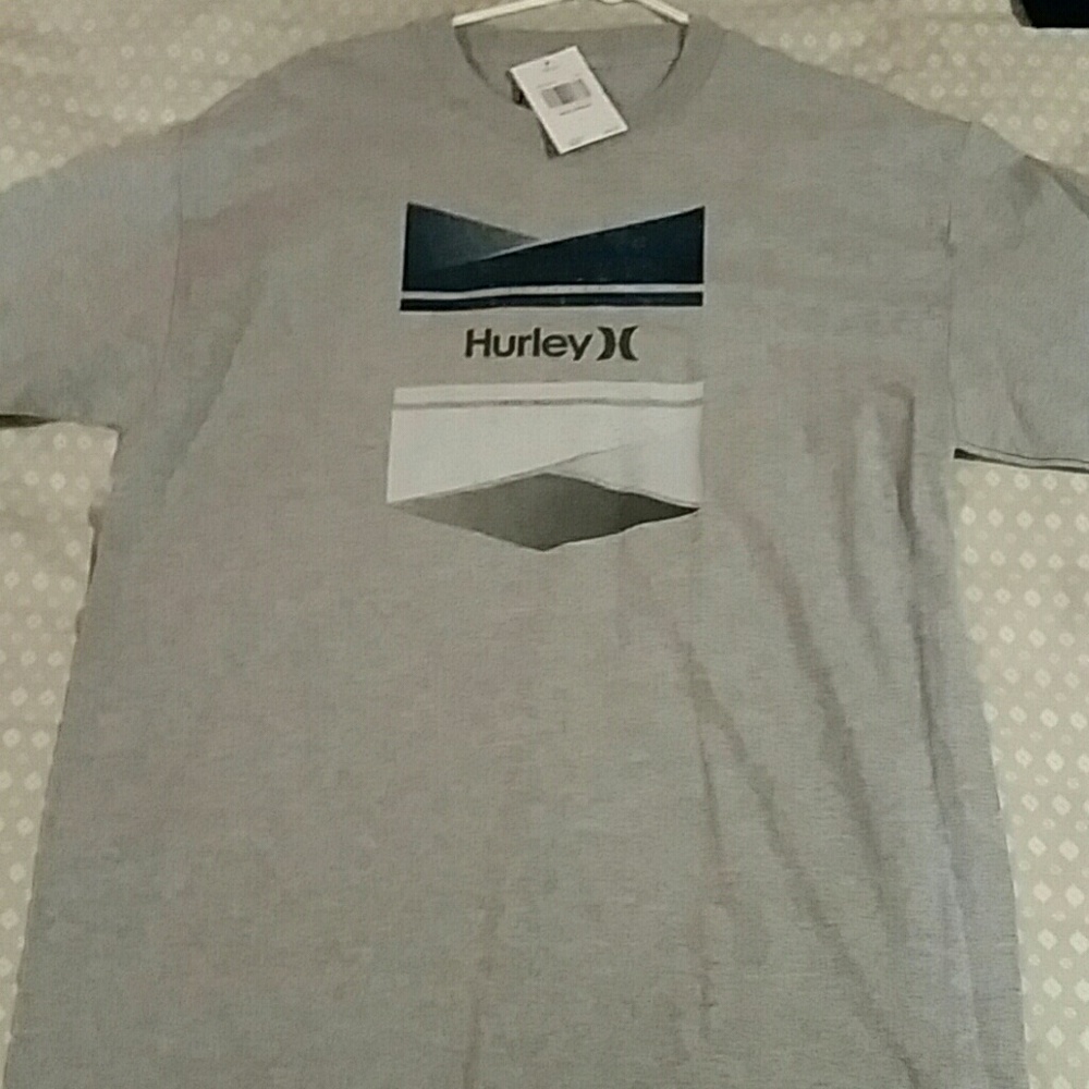 Grey NWT hurley shirt large